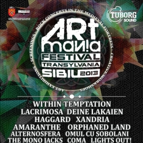 Opt trupe romanesti concerteaza la ARTmania Festival Sibiu 2013