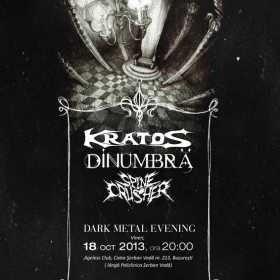 Dark Metal Evening cu Kratos, Dinumbra si Spinecrusher in Ageless Club