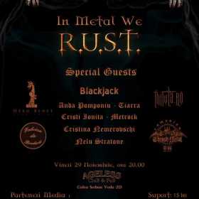 In Metal We R.U.S.T. la Ageless Club din Bucuresti