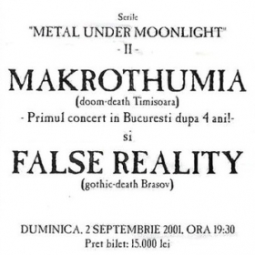 MAKROTHUMIA, False Reality (Metal Under Moonlight VI, 02.09.2001)