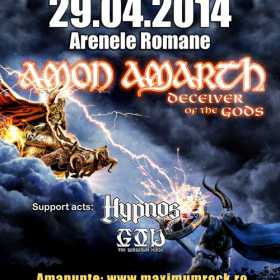 Toate informatiile despre concertul Amon Amarth de maine de la Bucuresti