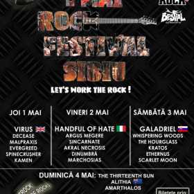 TRock (targul de CDuri si tricouri rock) la '1 Mai Rock Festival Sibiu 2014'!