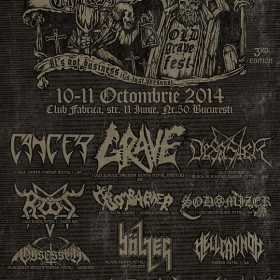Trupele Cancer si Deathstorm confirmate la Romanian Thrash Metal Fest 3rd Edition - Old Grave Fest