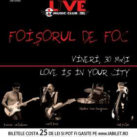 Concert Foisorul de Foc in Club Live din Bucuresti