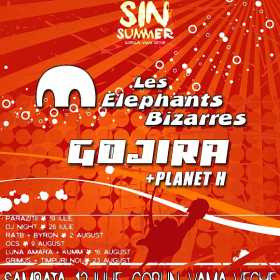 Concert Les Elephants Bizarres si Gojira in Goblin Vama Veche la Sin Summer