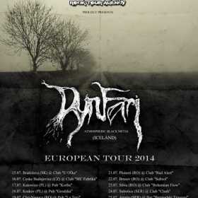 Incepe turneul European al trupei Dynfari (post black metal/Islanda) - cinci concerte in Romania, showul de la Bucuresti complet epuizat!