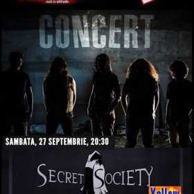 Concert Secret Society in The Yellow Club din Bucuresti
