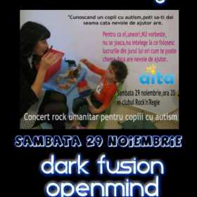 Concert umanitar cu Dark Fusion, OpenMind si Still Vision in Rock'n Regie