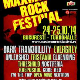 Dark Tranquillity si Unleashed - recital extins la Maximum Rock Festival 2014