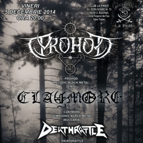 PROHOD, Claymore, Deathrattle (Metal Under Moonlight XLII, 05.12.2014)