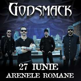 Concert Godsmack in premiera in Romania, la Arenele Romane