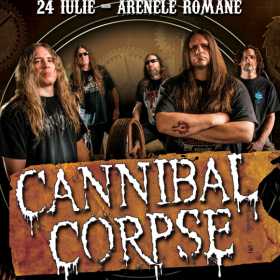 Concert Cannibal Corpse la Arenele Romane din Bucuresti