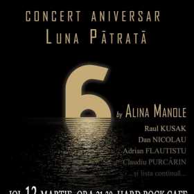 Concert aniversar Luna Patrata in Hard Rock Cafe
