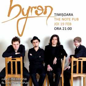 Concert byron in The Note Pub din Timisoara