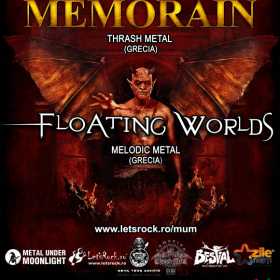 Concert in Cluj-Napoca: Memorain (thrash/Grecia) si Floating Worlds (melodic metal/Grecia)