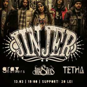 Female Fronted Metalnight: Jinjer (Ucraina), Gray Matters, For My Sins, Tetha