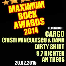 Trupele Dirty Shirt, 9.7 Richter si AnTheos va invita la Gala Maximum Rock Awards in Club Colectiv