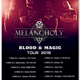 12 concerte Melancholy in Romania in cadrul turneului Blood & Magic