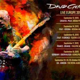 David Gilmour - Live Europe 2015 - sold out in mai putin de 30 de minute