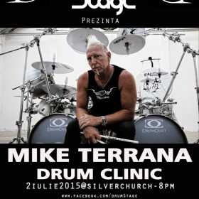 Mike Terrana sustine un Drum Clinic in club Silver Church