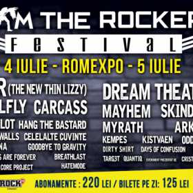 Programul festivalului I AM THE ROCKER + suplimentarea biletelor pe zile