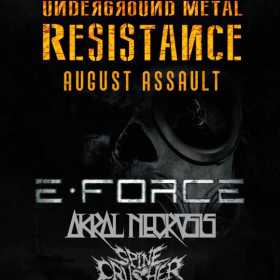 Underground Metal Resistance August Assault in Club Fabrica