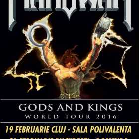 Manowar confirma doua showuri in Romania pentru turneul Gods And Kings World Tour 2016