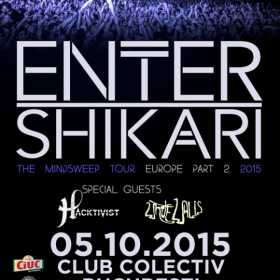 Programul si regulile de acces la concertul Enter Shikari