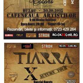 Autumn Tour “X” al trupei Tiarra se incheie cu concertele de la Buzau si Ramnicu Valcea