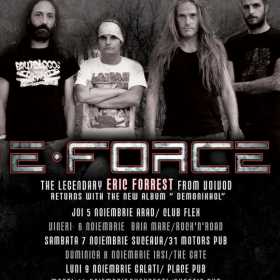 E-Force isi continua turneul in Romania in luna noiembrie
