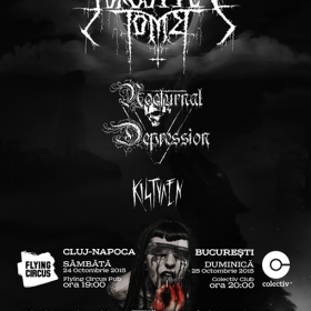 Concert Forgotten Tomb, Nocturnal Depression si Kistvaen in Flying Circus Pub