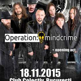 Operation:Mindcrime in concert la Bucuresti in Club Colectiv