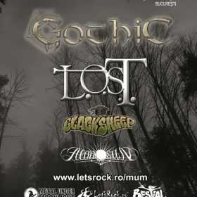 Programul concertului Gothic de vineri, din Quantic Pub 2 (Bucuresti)