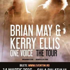 Brian May (Queen) si Kerry Ellis concerteaza la Sala Palatului