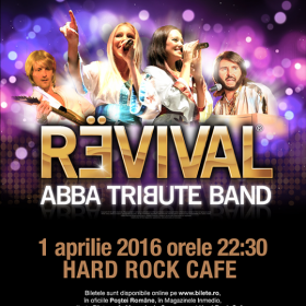 Pentru prima data in Romania - ABBA Tribute Band REVIVAL la Hard Rock Cafe
