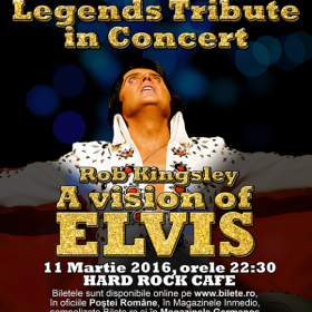 Rob Kingsley aduce din nou la Bucuresti spectacolul „A Vision of Elvis”