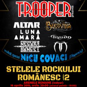 Backstage pass pentru concertul Stelele Rockului Romanesc