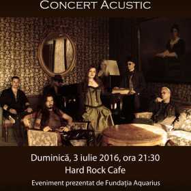 Concert acustic Therion la Hard Rock Cafe
