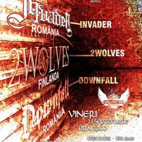 Downfall deschide concertul Invader si 2 Wolves de la Ramnicu Valcea
