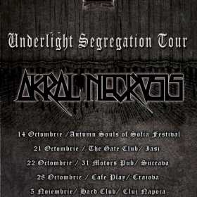 Trupa Akral Necrosis promoveaza noul album in cadrul 'Underlight Segregation Tour'