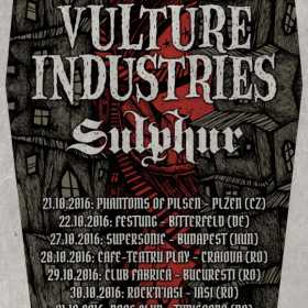 Turneul 'The Tower Falls' cu Vulture Industries & Sulphur