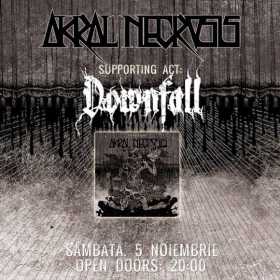Concert Akral Necrosis si Downfall in Hard Club la Cluj Napoca