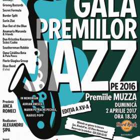 Hard Rock Cafe gazduieste Gala Premiilor de Jazz – Premiile Muzza pe 2 aprilie