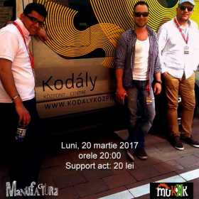 Trio A La Kodaly concerteaza in Club Manufactura