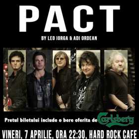 Concert PACT by Leo Iorga si Adi Ordean la Hard Rock Cafe