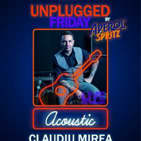 Unplugged Friday cu Claudiu Mirea pe 8 septembrie la Hard Rock Cafe