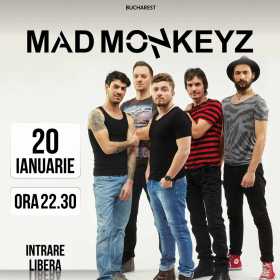 Trupa Mad Monkeyz concerteaza la Hard Rock Cafe