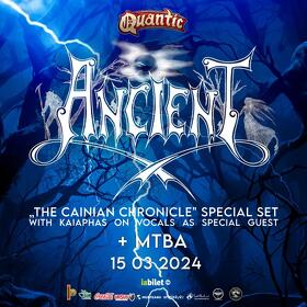 Concert ANCIENT - The Cainian Chronicle in club Quantic