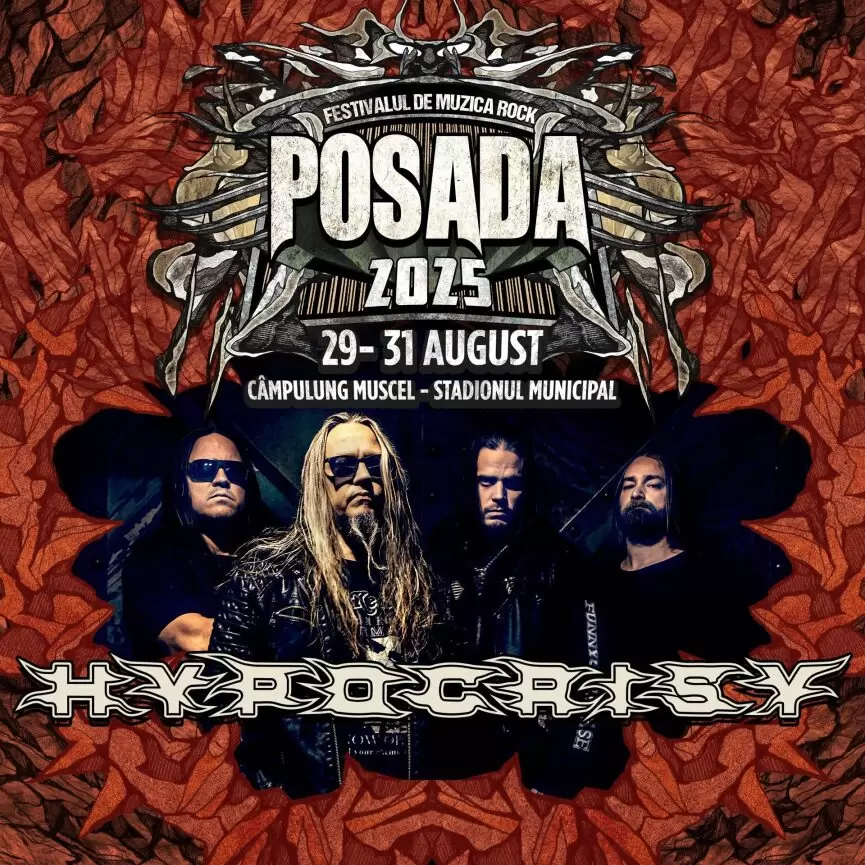 2. Posada Rock 2025 va avea loc in perioada 29-31 august 2025, Hypocrisy este prima trupa confirmata