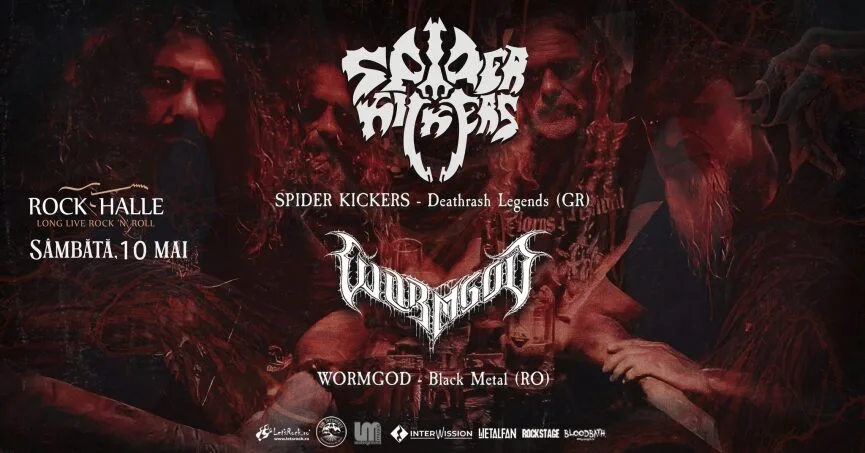 Concert Spider Kickers și Wormgod în Rock Halle din Constanța